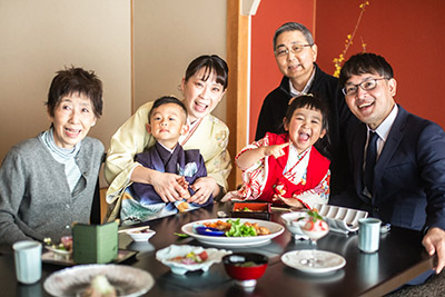 七五三のお食事承り中